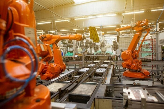 Robots in the future decide whether to reduce or recycle junk mail.